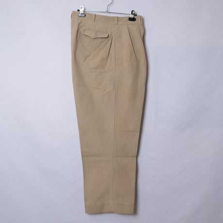 40s French Army Canvas Chino Trousers