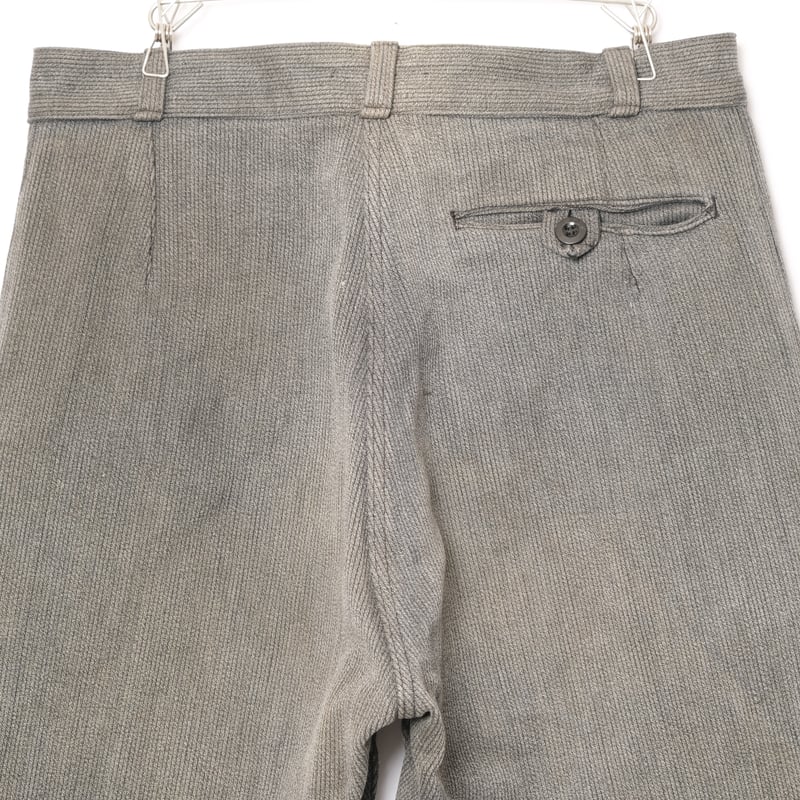 50-60s France Vintage Cotton Pique Trousers | 50-60s France Vintage Cotton Pique Trousers |