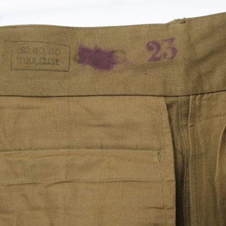 French Army M47 Trousers Early Size 23 Dead Stock