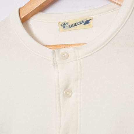 50-60s Euro Vintage  Dulcia Henry Neck Shirts Dead Stock 1