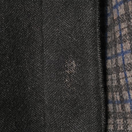 50-60s France Vintage Pascal Herringbone Wool Farmers Work Jacket