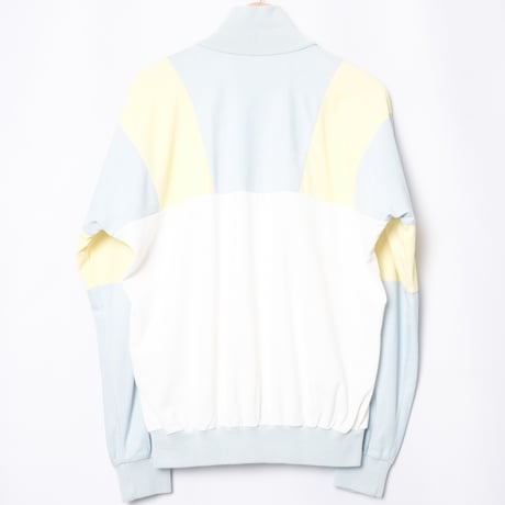 80s Vintage adidas ATP Track Jacket  White × Light Gray × Custard (Made in West Germany)