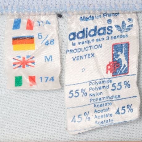 70-80s Vintage adidas VENTEX ATP Light Blue Track Jacket(Made in France)