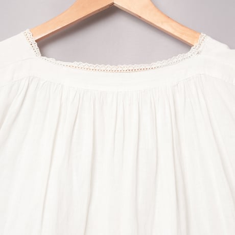 -30s France Antique Church Smock (Short) 3
