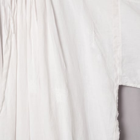 Early 1900s France  Antique Cotton Church Smock