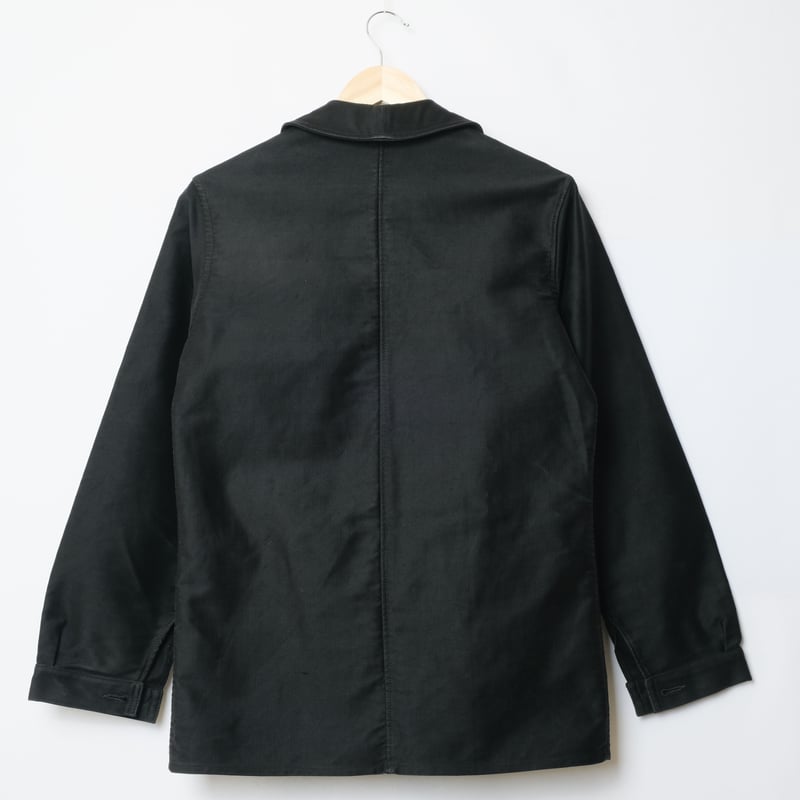 40s〜50s モンサンミッシェル　ブラックモールスキン 40s France Vintage Le Mont Saint Michel Black M