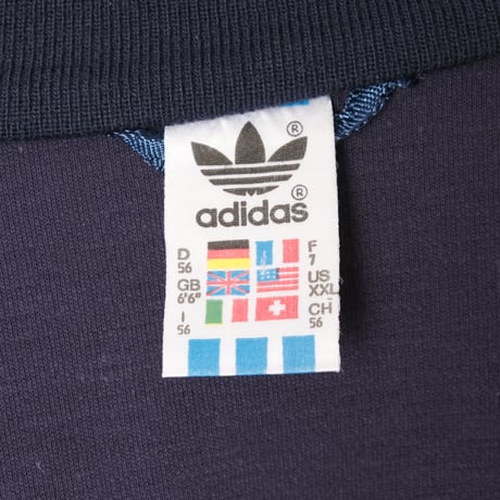 80s Vintage adidas Track Jacket Navy（Made in Hungaria）