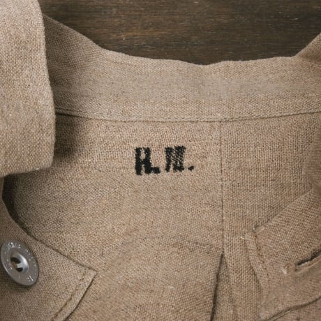 French Army Linen Hospital Bourgeron Smock Dead Stock