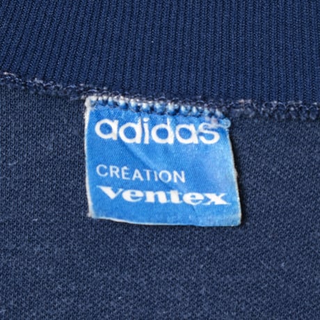 60s Vintage adidas Ventex Track Jacket Late World Mark Navy (Made in France) 4