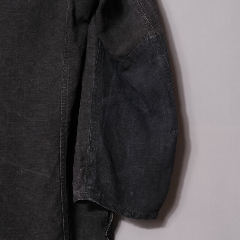 厳*中様 50's MA-1 ヴィンテージ　リメイク 40-50s France Vintage VETRA Black Linen Maqui