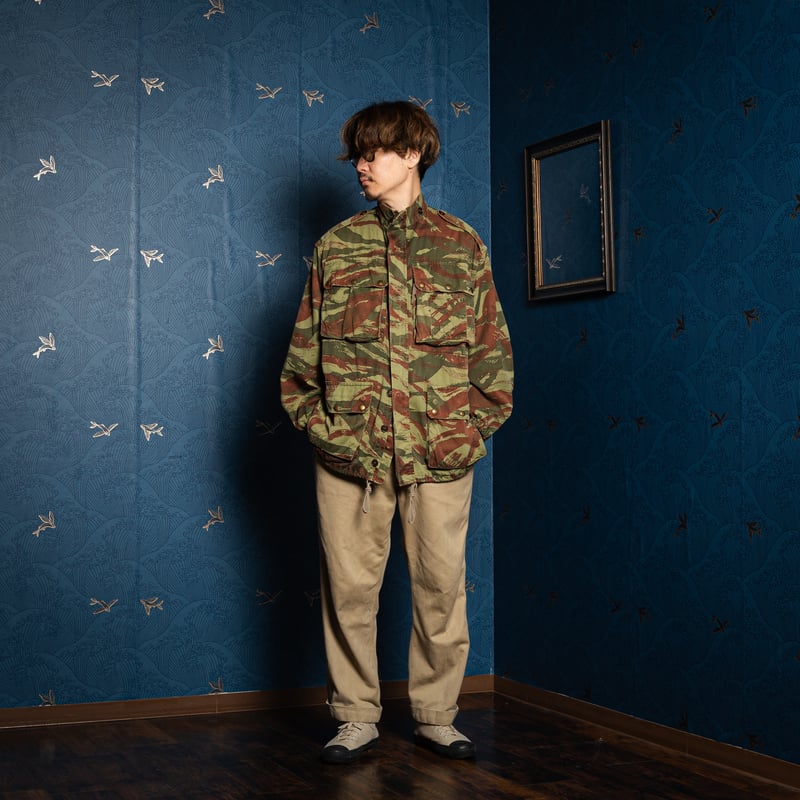 French Army Lizard Camouflage HBT Parachute Jac