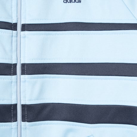 70-80s Vintage adidas Track Jacket Model  First Light Blue× Navy（Made in France)