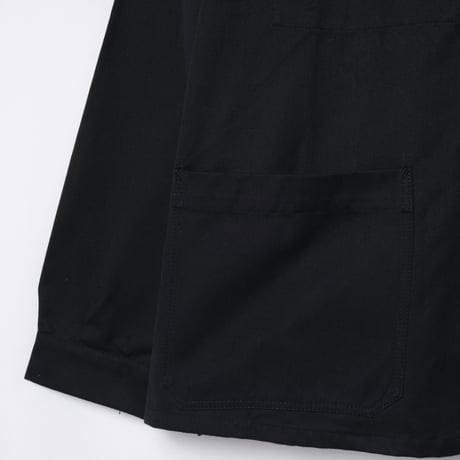 60s France Vintage Black HBT Work Jacket Dead Stock