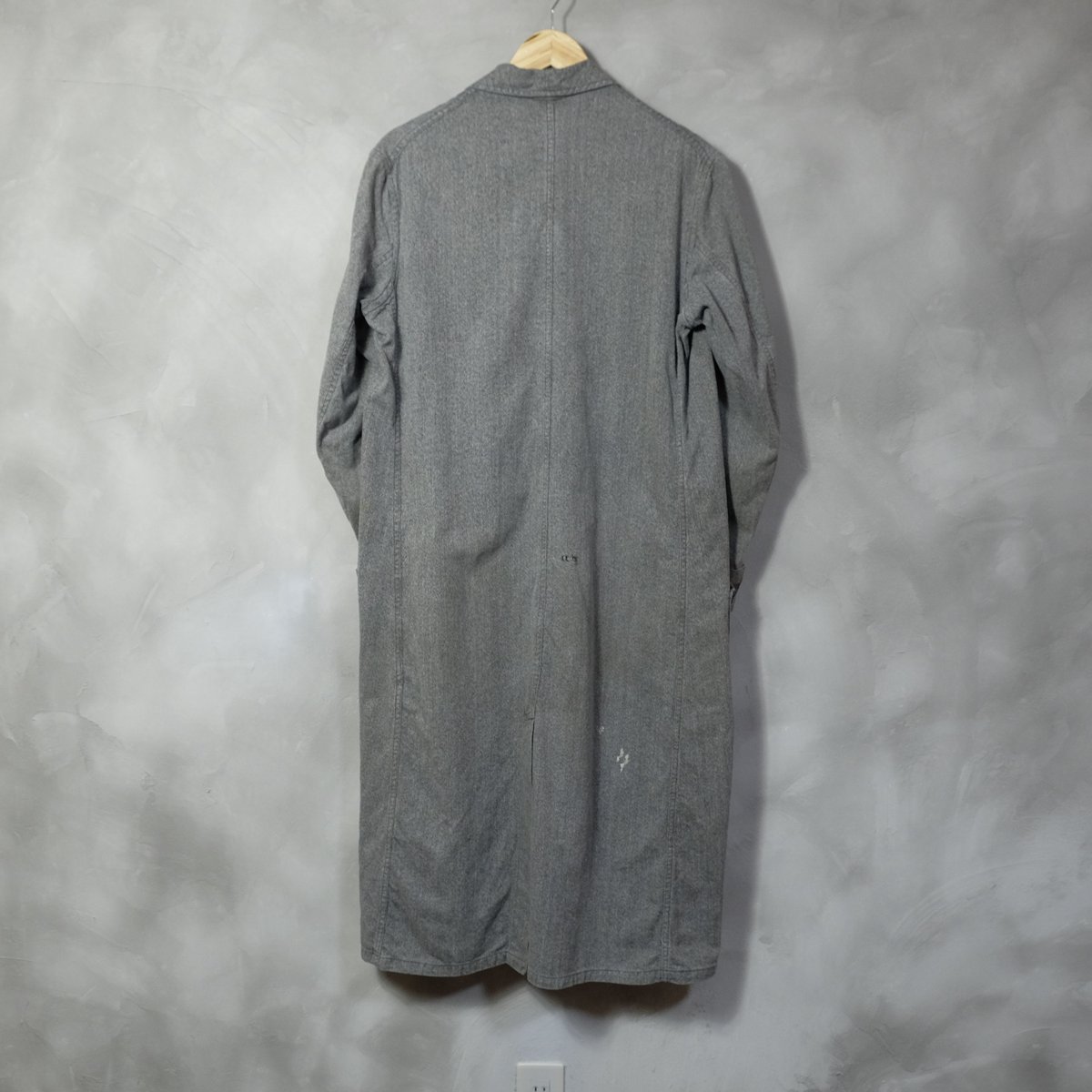 40-50S French ArmyBlack Chambray Atelier Coat |