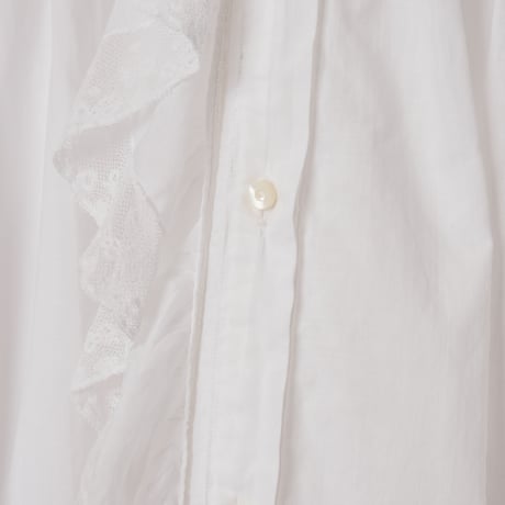 French Antique Cotton Lace Night Dress