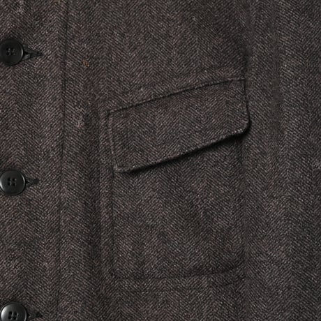 40-50s France Vintage Pascal HBT Wool Farmers Work Jacket