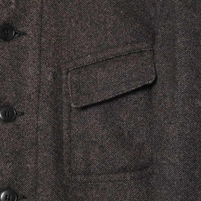 40-50s France Vintage Pascal HBT Wool Farmers W