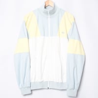 80s Vintage adidas ATP Track Jacket  White × Light Gray × Custard (Made in West Germany)