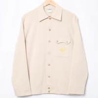 70s Vintage adidas Button Beige (Made in West Germany)