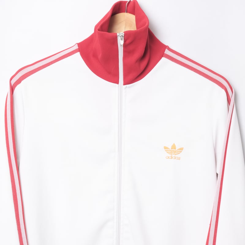 70s Vintage adidas Ventex Track Jacket White ×