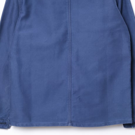 50s France Vintage Adolphe Lafont  Blue Moleskin Work Jacket