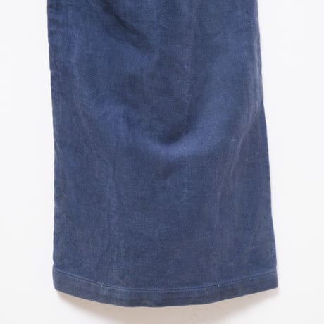 40-50s France Vintage Blue Moleskin all ln One