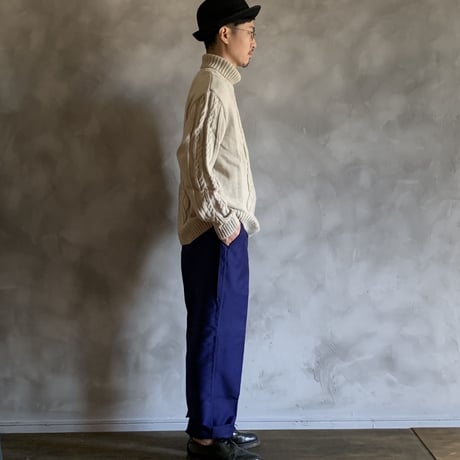 50s-60s Adolphe Lafont Work Trousers Dead stock Size 40 W76cm
