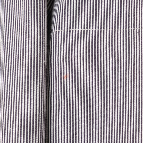 50s-60s  French Striped Butcher (Cook) Jacket  Dead Stock
