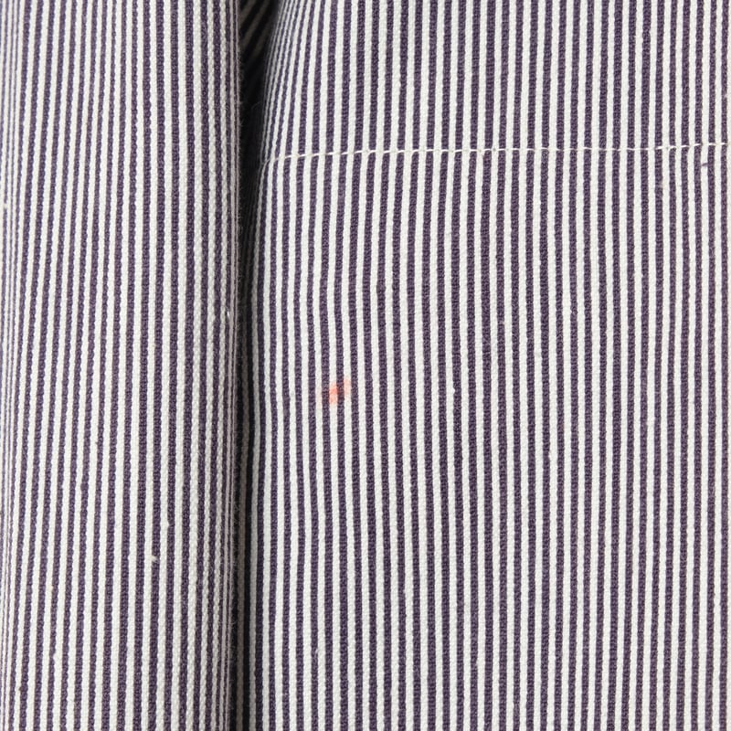 50s-60s French Striped Butcher (Cook) Jacket