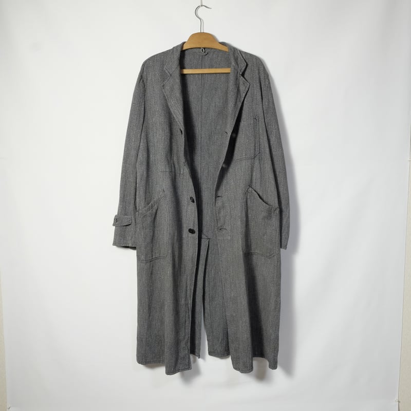 40-50 France Vintage Le Rhin Black Chambray Ate