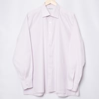00s- Charvet Checked Cotton shirt Pink（Made in France）