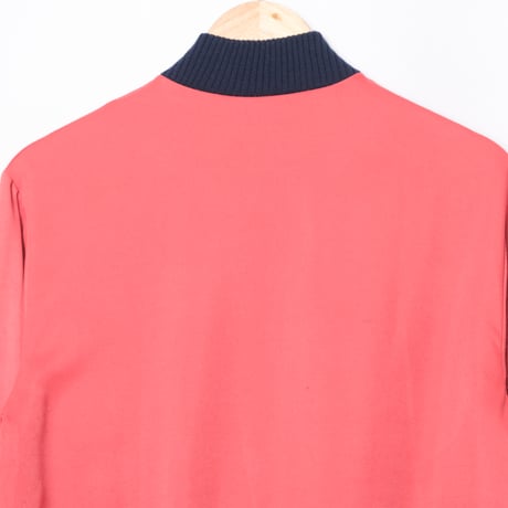 70s Vintage adidas Ventex Collarless Track Jacket Red (Made in France)