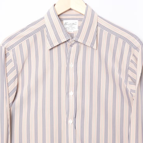 70s Turnbull&Asser Striped Silk Shirt（Made in England）