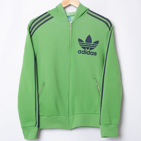 70s Vintage adidas Ventex Hoodie Light Green (Made in France)