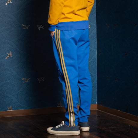 80s Vintage adidas Track Suits Mustard × Blue