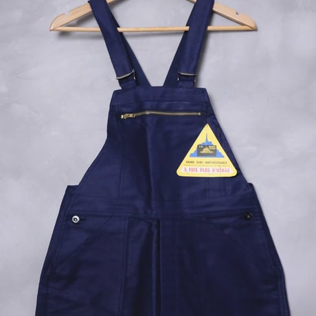 50-60s Le Mont St Michel  French Work Overalls Size 44L
