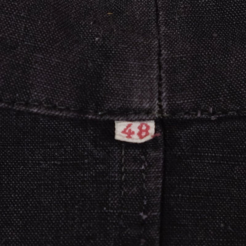 40-50s VETRA Black Linen (Metis)マキニョンコート 40-50s France Vintage VETRA Black Linen (Metis)