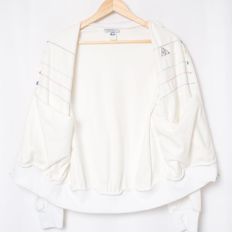 70-80s Vintage Le Coq Sportif Track Jacket Whit