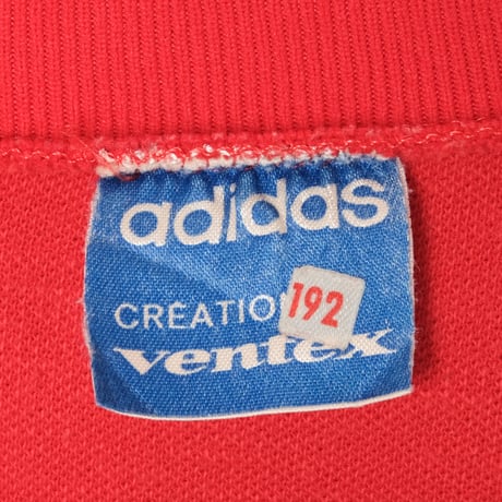 60s Vintage adidas Ventex Track Jacket World Mark Red (Made in France)