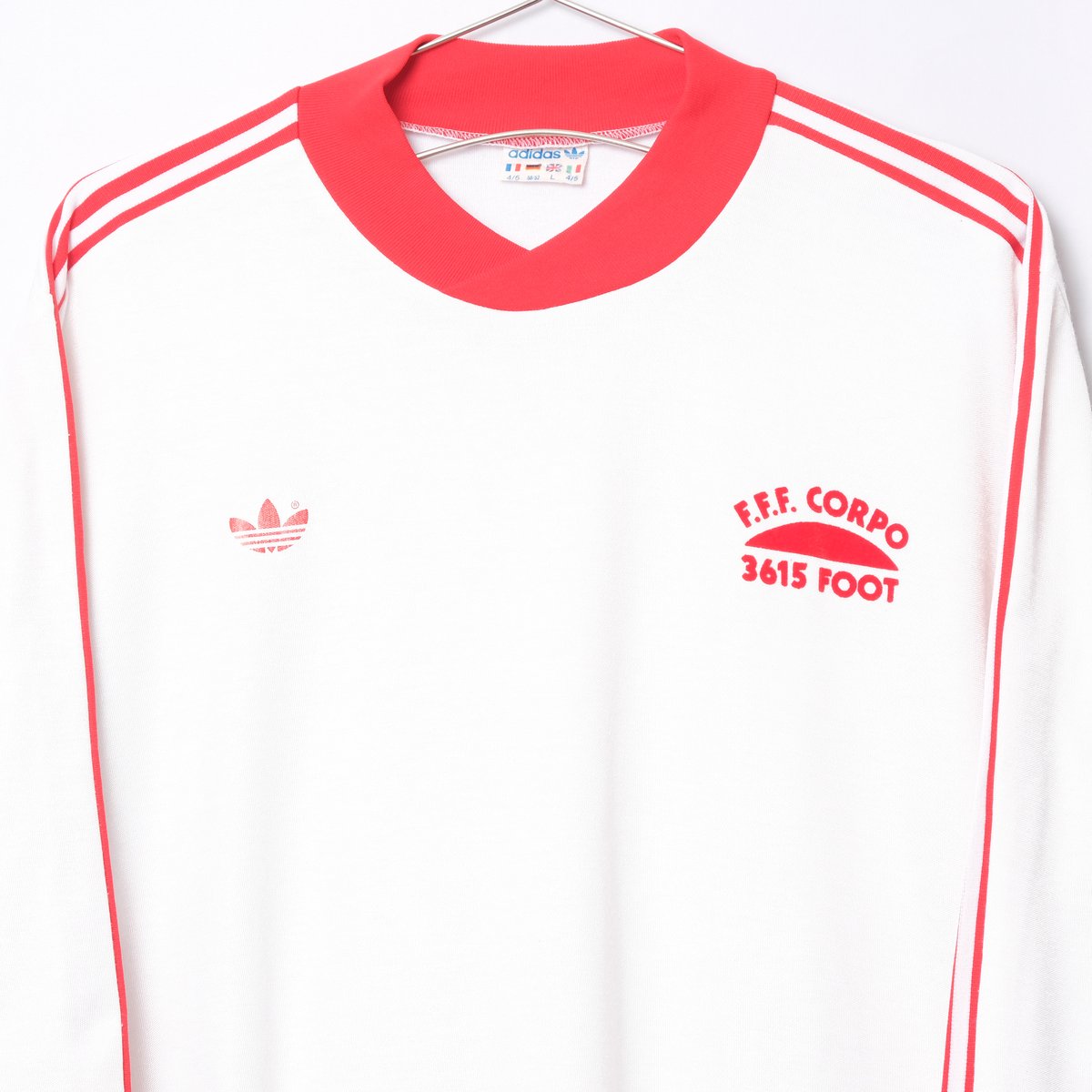 ウェア adidas vintage game shirt 80s Vintage adidas Ventex Game Shirt FFF.CORPO