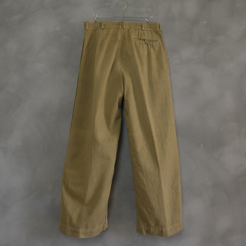 値下げ　1950s フランス軍　チノモデル　ズアーブパンツ 値下げ 1950s フランス軍 チノモデル ズアーブパンツ - メルカリ