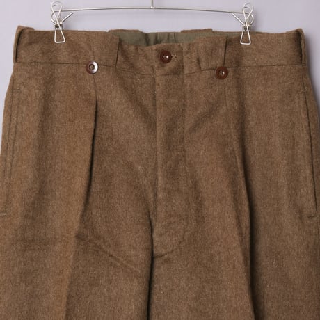 50s French Army Wool Trousers Size84XL(23)  Dead Stock
