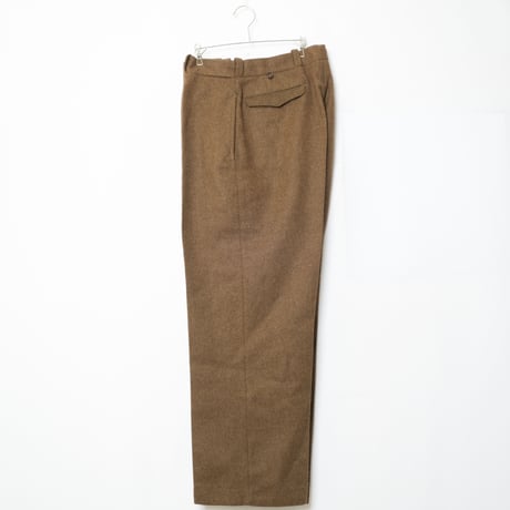 50s French Army Wool Trousers Size 25 Dead Stock