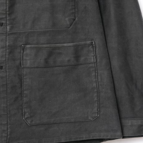 40s France Vintage Adolphe Lafont Black Moleskin Jacket