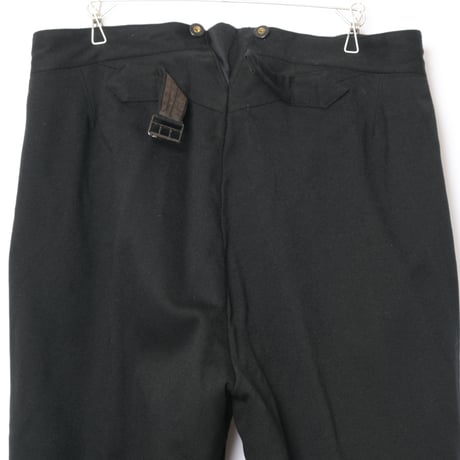 -30s France Antique Belle Jardiniere Wool Trousers 1