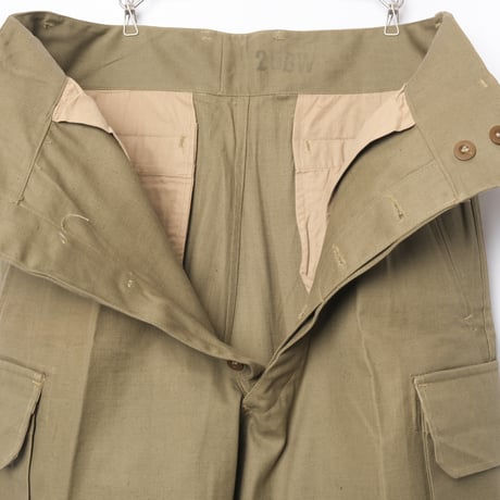 French Army M47 Trousers Early 比翼 Size 25 Dead Stock
