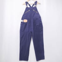 50s-60s France Vintage Adolphe Lafont  Blue Moleskin Overalls Size 50M Dead Stock