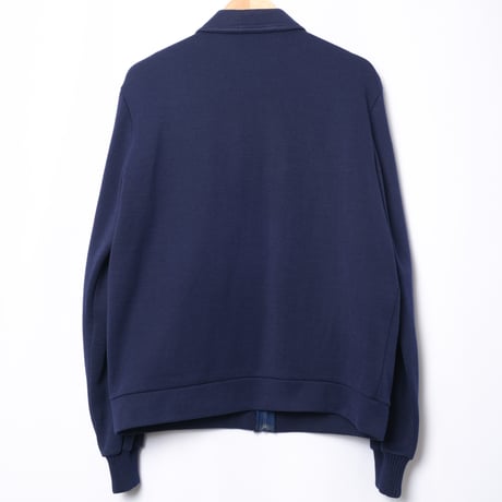 70s Vintage adidas Knit Jacket Navy (Made in France)