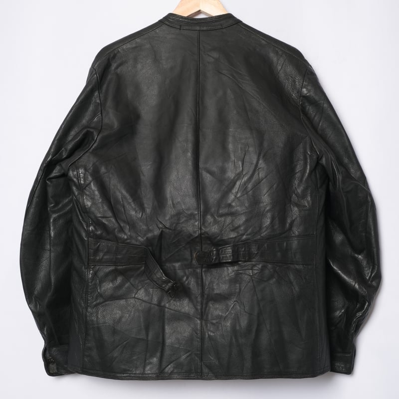 50-60s Sweden Vintage Double Breasted Leather J 50-60s Sweden Vintage Double Breasted Leather J