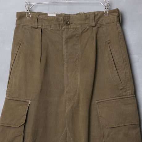 French Army M47 Trousers Late Brown Size21  Used